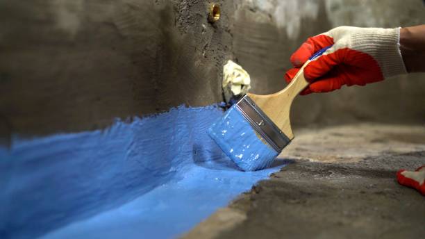 Commercial Exterior Waterproofing project at a Bellevue, WA business property by SJ Waterproofing Pros